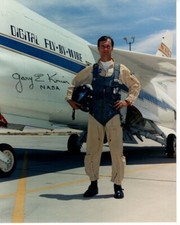 GARY E. KRIER signed autographed 8x10 NASA TEST PILOT photo