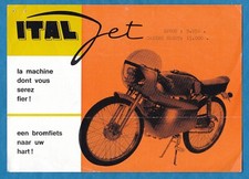 rare vintage ad sheet moto