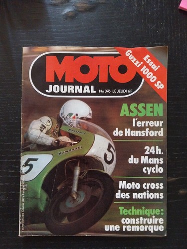Moto journal 376 guzzi - moto,