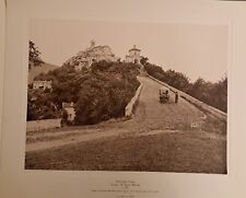 Grande veduta Varese Sacro Monte 1885 Fototipia Alinari numerata 40x50