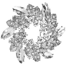  Art Deco Brooch Crystal Tree