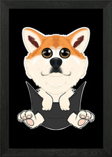 Akita Inu cucciolo in tasca