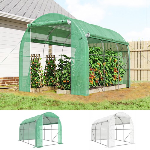 Serra polytunnel con porta - polytunnel,