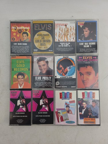 Elvis presley cassette lot - presley,