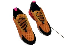 NIke Air Force 270 uomo Red Orange Black 43 scarpe sportive originali. SLIP ON