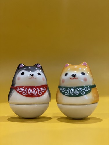 Shiba inu dog duo culbuto - duo, in