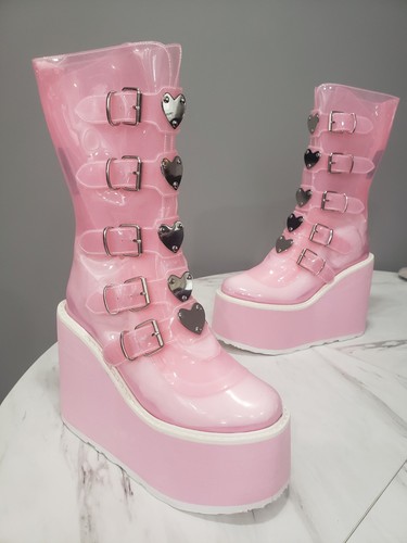 Stivali platform pleaser - stivali,