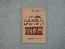 Puccini Il Tabarro ricordi