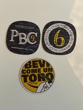 3 sottobicchieri Birra Artigianale BUTTIGA e PICCOLO BIRRIFICIO CLANDESTINO