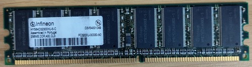Memoria ram infineon 256mb - ram,