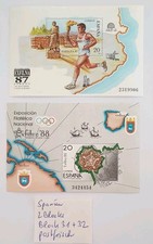 Spagna blocco 31 + blocco 32