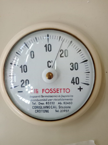 Termometro vintage lli - vintage, f.lli
