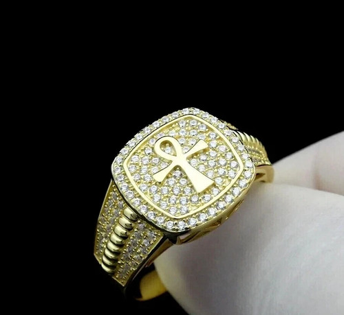 Anello croce chiave - , tondo
