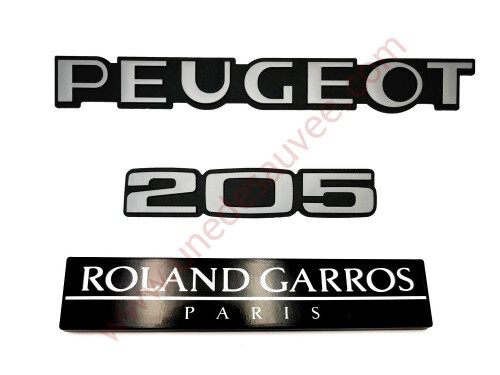 Logo peugeot 205 roland garros - roland,