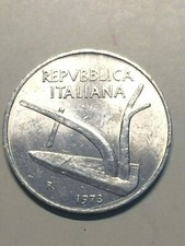MONETA DA 10 LIRE DEL 1973