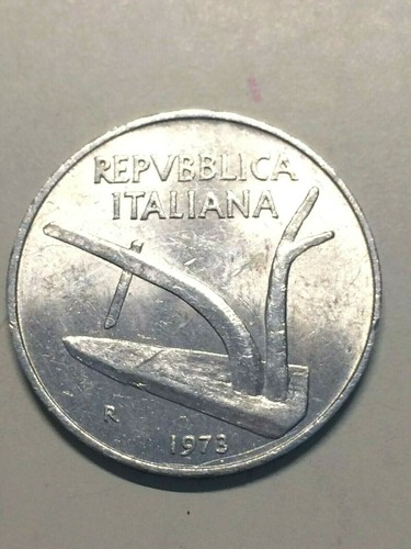 Moneta lire del 1973 - 10,