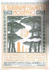 IL FALEGNAME EBANISTA MODERNO 11/NOVEMBRE 1925 AA.VV. ARS NOVA 1925  SPILLATO