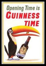 Insegna Metallo Guinness Tucano Che Apre Una Bottiglia