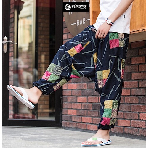 Pantaloni uomo harem alla - uomo,