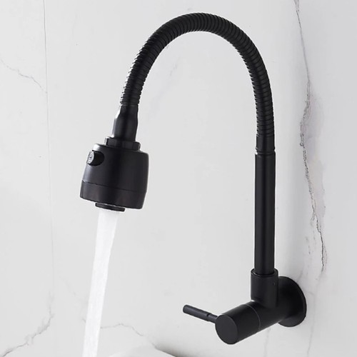 Rubinetto cucina parete - cucina, con