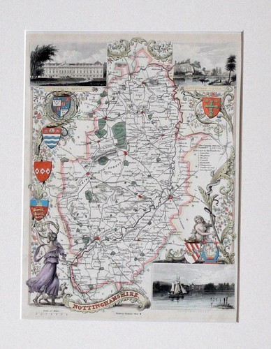 Mappa antica - (19th, secolo)
