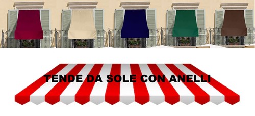 Tenda sole con anelli - sole,