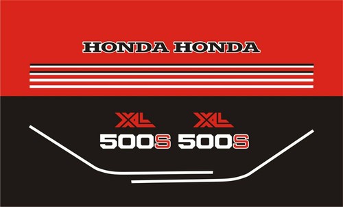 Kit decalcomanie honda - honda, xl500s