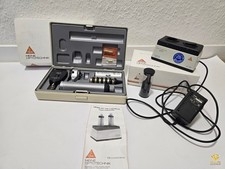 HEINE BETA 100/200 set completo otoscopio NT200 caricabatterie con scatola originale