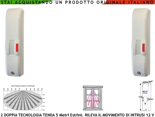 Rilevatore movimento doppia - rilevatore,