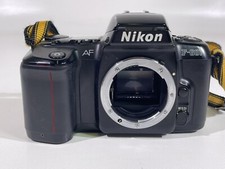 Nikon F-601 AF SLR fotocamera corpo nero reflex difetto pezzo di ricambio G