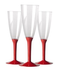 BICCHIERI FLUTE IN PLASTICA