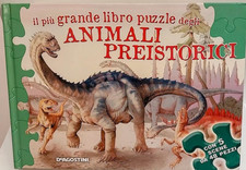 Libro Puzzle De Agostini il più grande libro puzzle degli animali preistorici