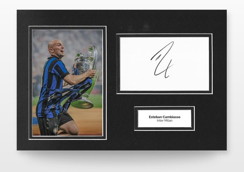 Esteban cambiasso firmato - esteban,