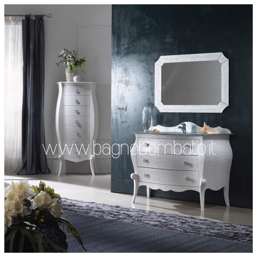 Mobile bagno bombato - bombato, stile