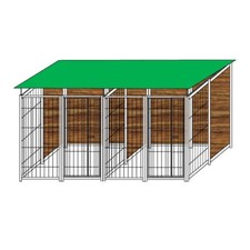 2 Box per Cani Copertura e