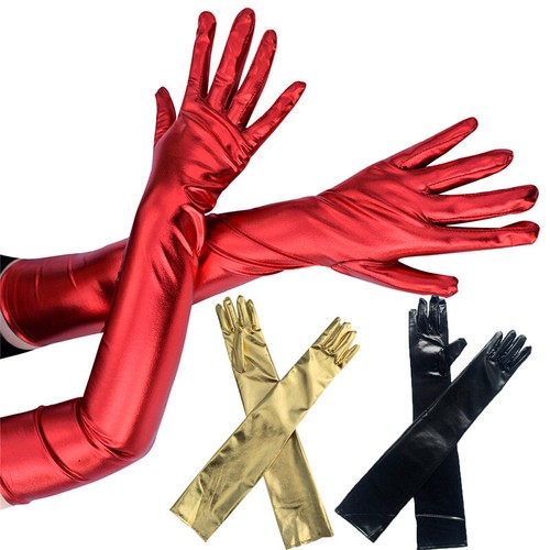 Guanti sexy effetto pelle - , neri