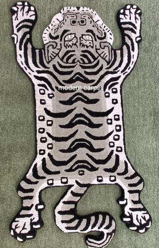 Tappeto tigre tibetano - , grigio