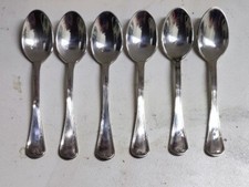 Servizio di cucchiaini placcati d'argento con punzonatura - 6