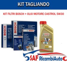 KIT TAGLIANDO FILTRI BOSCH   OLIO CASTROL 5W30 VW GOLF 5 V 1.4 TSI 103KW 140CV
