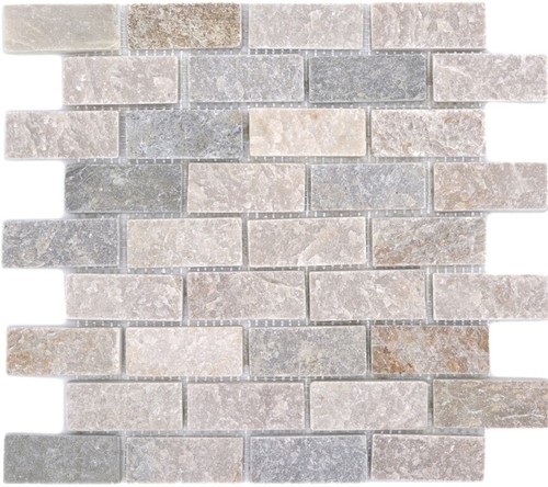 Mosaico mattone quarzite - mosaico,