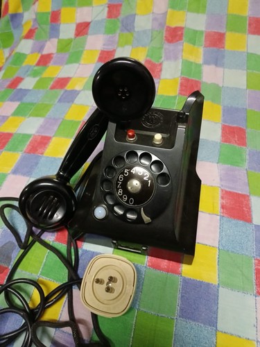Telefono fisso manovella con - telefono,