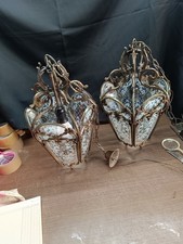 Coppia Di Lampadari A Lanterna