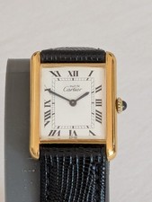 Cartier Vermeil Tank orologio