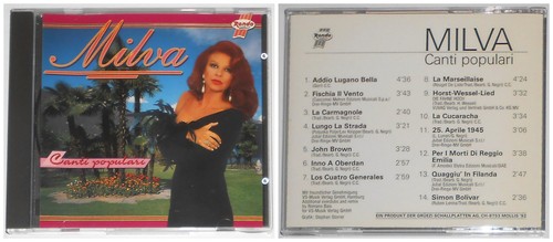 Milva canti populari - populari, cd