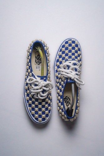 Scarpe scacchiera ivory - scarpe, a