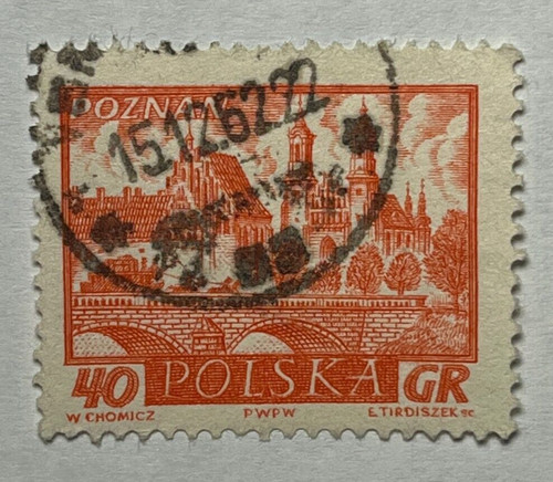 Francobollo polonia scott 950 - francobollo,