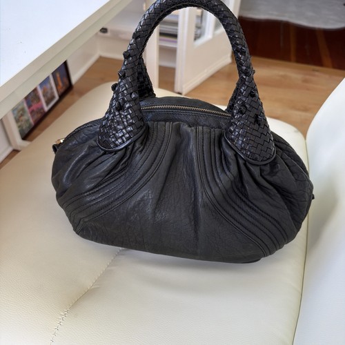 Fendi zucca black napa - fendi,