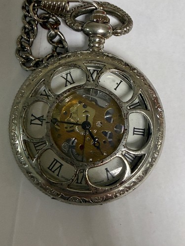 Orologio tasca scheletro - orologio, da