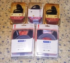 Link 3 ciabatte multi scart prese multiple + 2 cavi scart Vivanco per tv fondi