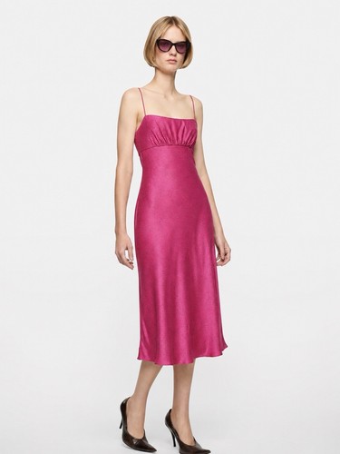 Abito midi bec - midi, rosa